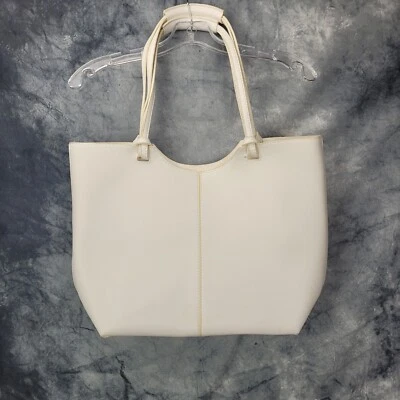 Neiman Marcus Tote Ivory Handbag Purse - Image 1 of 4