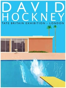 Reproduction / Affiche, David HOCKNEY, Exhibition London, 1967 / 15 x 20 - Afbeelding 1 van 1