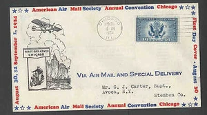 CEI FDC IOOR CACHET 1934 ESTAMPADO MELLONE $35,00 - Imagen 1 de 1