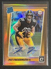 Pat Freiermuth 2021 Donruss Optic Rated Rookie Bronze Auto #232 RC Steelers