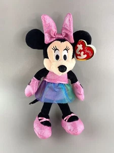 TY Beanie Baby Disney Sparkle 2019 8" Minnie Mouse (Bailarina) nuevo con etiquetas - Imagen 1 de 12