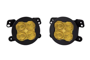 SS3 LED Fog Light Kit Fits 09-17 Dodge Journey Yellow Fog Pro Type M Bracket Kit - Picture 1 of 12