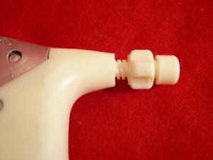 Mafac Brake Lever Cable Adjuster White Flat Sided (Levers Not Included) NOS - Picture 1 of 6