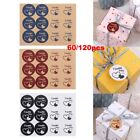 Round Festival Decoration Thank You Gift Boxes Seal Label Handmade Sticker