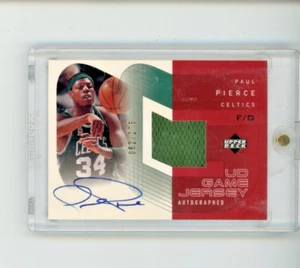 2001-02 Upper Deck UD Game Jersey Paul Pierce Jersey Auto #062/275 Celtics HOF - Bild 1 von 3