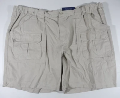 Pantalones Cortos Carga Croft and Barrow Hombres 52 Comodidad Cintura Algodón Grande Alto NUEVO Foto 1 de 4
