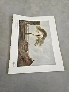 TPEEP339 MAGAZINE PLATE 11X8" ITALIAN LANDSCAPE WITH TREE - BY RICHARD WILSON - Picture 1 of 1