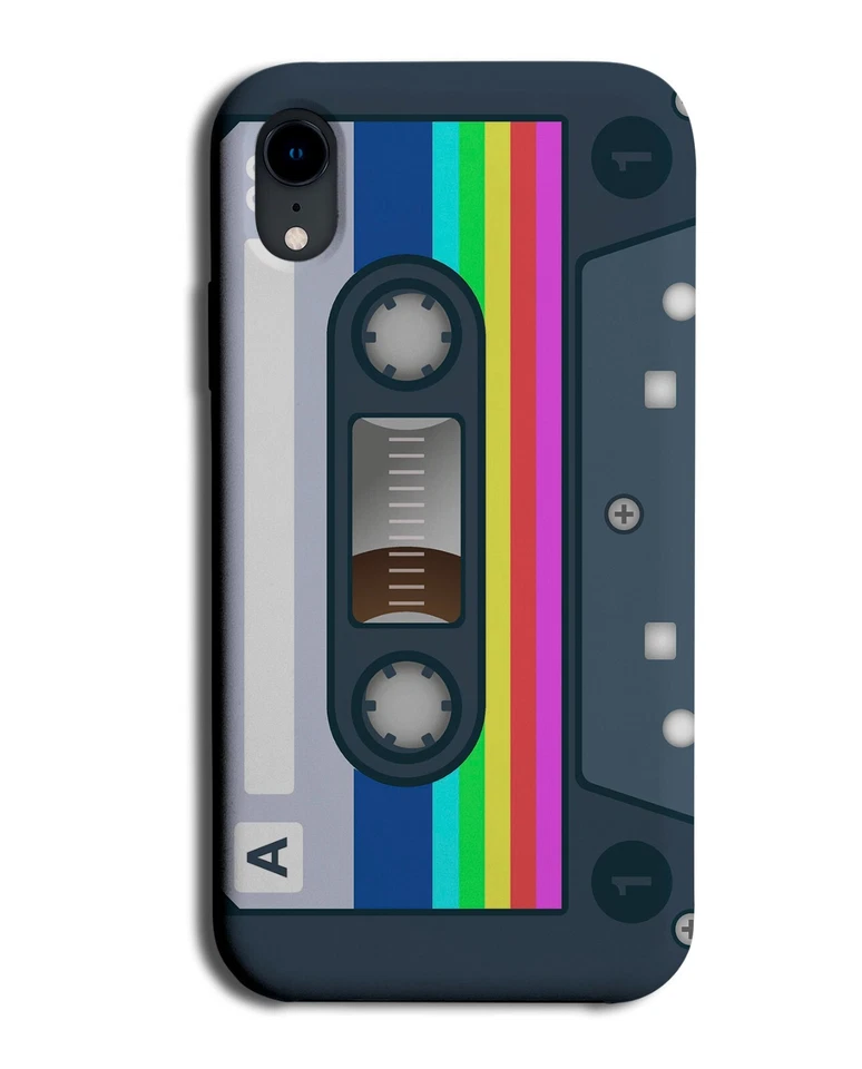 Retro Colourful Cassette Tape Phone Case Cover Cassettes Vintage Throwback Q571 — 第 1/1 张图片