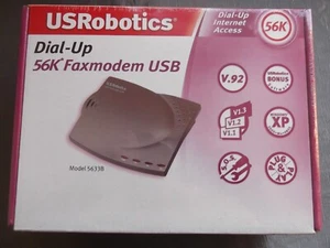 U.S. ROBOTICS 56K USB Faxmodem 5633 USR5633 USR135633 v.90 v.92 56K MODEM FAX - Foto 1 di 3