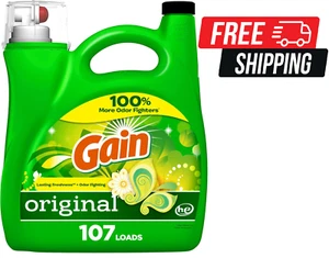 Gain+Aroma Boost Liquid Laundry Detergent, Original Scent, 107 Loads, 154 fl oz - Picture 1 of 10
