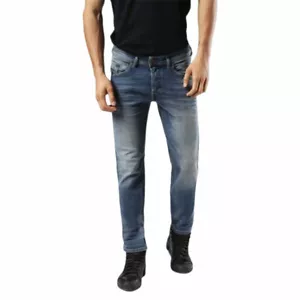 DIESEL BELTHER 0857N STRECH Men's Denim Jeans REGULAR SLIM TAPERED BLUE RRP £140 - Picture 1 of 4