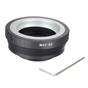 M42-NX screw mount lens to Samsung NX mount camera adapter UK Seller - Picture 1 of 5
