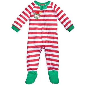 Family PJs Matching Christmas Baby Footie Pajamas - Elf Stripe, 18 Months #7805 - Picture 1 of 2