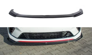Front Diffuser Splitter V2 Maxton Design Gloss Black ABS for Kia Proceed Gt Mk 3 - Picture 1 of 8