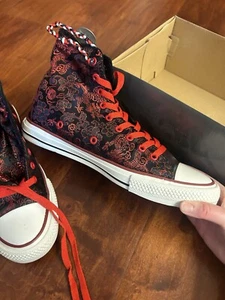 Herren Größe 10,5 Converse chinesisch inspirierter Druck/Design MASSANFERTIGUNG - Bild 1 von 14