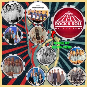 THE BEACH BOYS - ROCK & ROLL HALL OF FAME - SET MONETE DA COLLEZIONE (10) - Foto 1 di 2