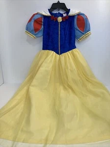 Disney Snow White Princess Deluxe Dress Girls Size 7-10 by Disguise (C1) - Picture 1 of 23