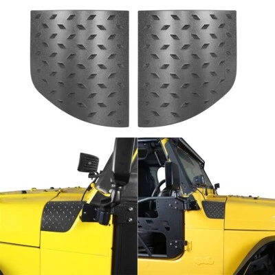 2Pcs Body Armor Plate Side Cowl Cover Trim Fit for 1997-2006 Jeep Wrangler TJ Foto 1 de 4