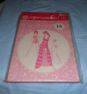 VINTAGE PATTERNS PACIFICA 1013 ~ MISSES HOT PANTS & COVER UP SETS ~ SIZE 14 *NEW - Picture 1 of 1
