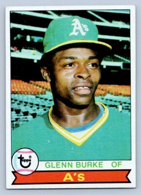 Glenn Burke 1979 Topps #163 1st Openly Gay Baseball Player Invented High Five - Image 1 of 2