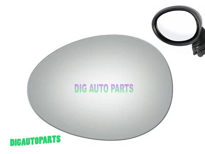 Repuesto de cristal espejo retrovisor para Mini Cooper 2014 2015 2016 2017 2018 lado izquierdo plano Foto 1 de 4