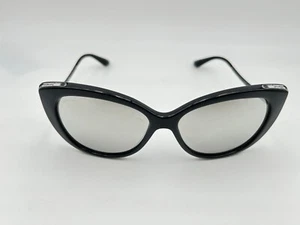 Bvlgari sunglasses 8178 901/6G Black grey w crystals w cleaning pouch 55 - Picture 1 of 5
