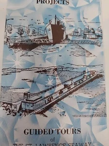 Brochure St Lawrence Seaway mappa autobus diga ponti autobus locanda hotel diner B193 - Foto 1 di 7