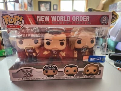 Funko Pop WWE New World Order 3 Figures Exclusive NEW  Hogan Hall & Nash - Image 1 of 4