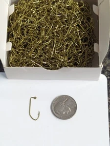 Mustad 32500-BE 90º SkipJack Bend Jig Gancho 1X Rubio Fuerte - Talla 8 - Caja 1.000 - Imagen 1 de 3