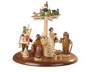 Caja de música plataforma con motivo para cajas de música eléctricas motivo de montaña Seiffen  - Imagen 1 de 1