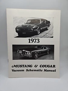 1973 Ford Mustang & Mercury Cougar Vacuum Schematic Manual 73 - Picture 1 of 4
