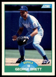 1989 Score #75 George Brett Kansas City Royals