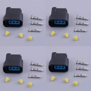 1x Ignition Coil Connector Pigtail Plug Fit For Honda Civic Accord W/O Wire - Picture 1 of 7