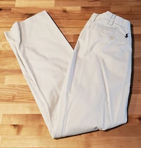 Pantalones Ethan 34/32 Beige 100% Algodón Polo by Ralph Lauren Hombre De Colección - Imagen 1 de 5