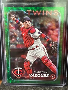 Christian Vazquez 2024 Topps Green Foilboard #464/499 - Minnesota Twins - Bild 1 von 2
