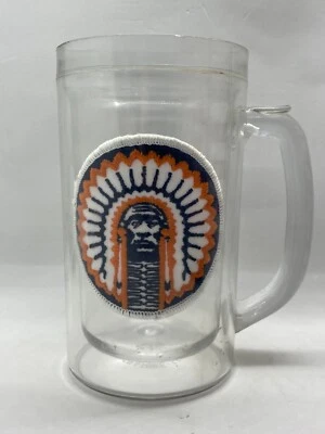 University of Illinois Fighting Illini Chief Illiniwek Patch Plastic Mug - Image 1 of 4