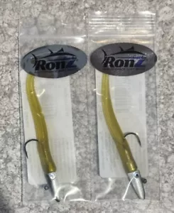 2 Confezioni RonZ Serie Originale 4” 1/4 OZ Anguilla Sabbia - Foto 1 di 1