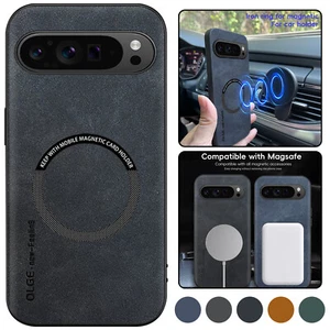 Para Google Pixel 9Pro XL/9Pro/9/8/7 Mag Seguro Cuero PU Delgado a Prueba de Golpes Estuche Delgado - Imagen 1 de 13