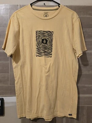 Y2K Volcom Shirt Mens Size Medium Yellow Skate - Image 1 of 4