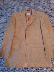 LAUREN RALPH LAUREN Mens Two Button Blazer Jacket 38 R Regular Wool Silk - Picture 1 of 4