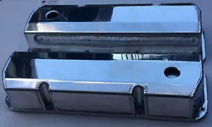 351CLEVELAND FABRICATED TALL ALUMINUM VALVE COVERS - Picture 1 of 1
