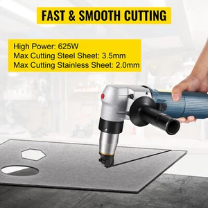 220V Electric Nibbler 4mm Heavy Duty Metal Sheet Cutter Stainless Steel 650W new - Picture 1 of 16