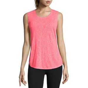 Xersion Studio Muscle Tank Size S New Coral Splash Burnout - Picture 1 of 1