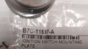 1956-60 Ford Ignition Switch Mounting plate, B7C-11597-A - Picture 1 of 6