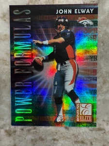 John Elway 1999 Donruss Elite Power Formulas Insert #7 #2022/3500 Denver Broncos - Picture 1 of 3
