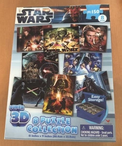 Star Wars Jigsaw Puzzle Super 3D 8 Collection 150 Pieces - Open Box - Picture 1 of 5