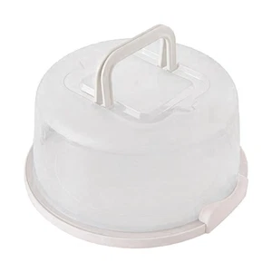 Cake Container Cake Carrier Birthday Food Grade 8 inch Convenient Round - Picture 1 of 5