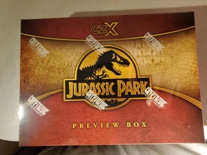 SDCC 2025 Cryptozoic CZX Jurassic Park Trading Cards Preview Box In Hand - Picture 1 of 5