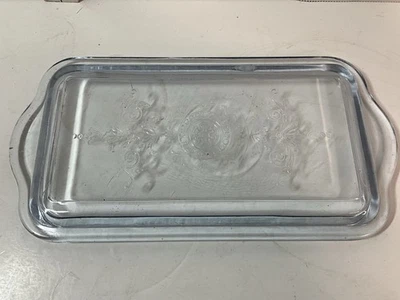 Vintage Fire King Philbe Sapphire Blue Loaf Pan Refrigerator Dish LID ONLY - Image 1 of 4