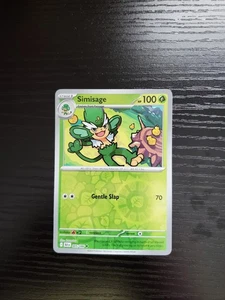 Pokemon SV: Black Bolt English - Simisage - 005/086 - Reverse Holo - Picture 1 of 2